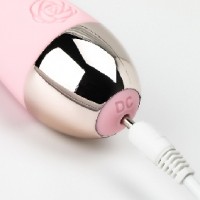 10-Speed Mini Vibrating Rechargeable Wand Massager Pink